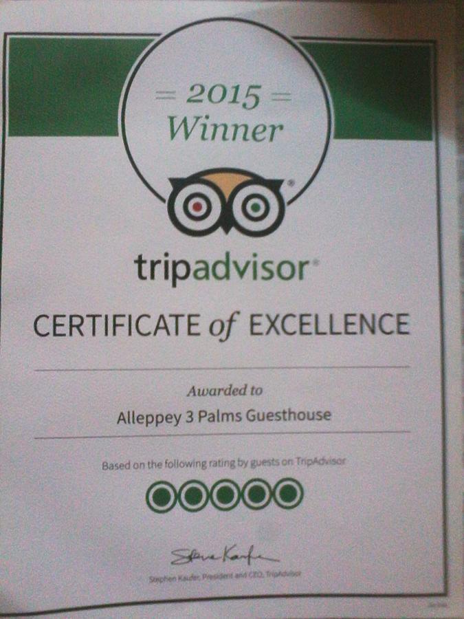 Alleppey 3 Palms Guesthouse Alappuzha 외부 사진